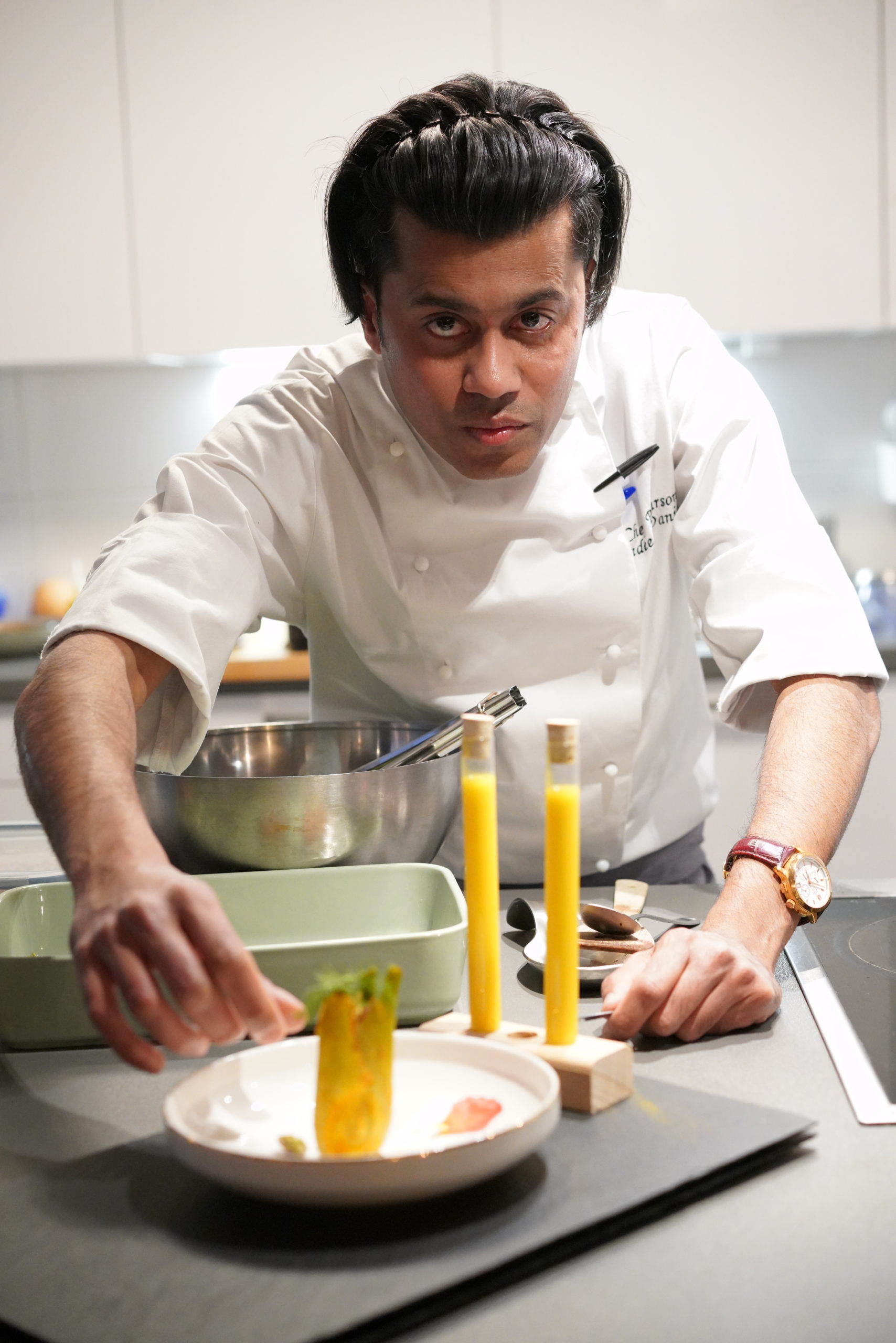 chef Sandeep A Table chez Anou